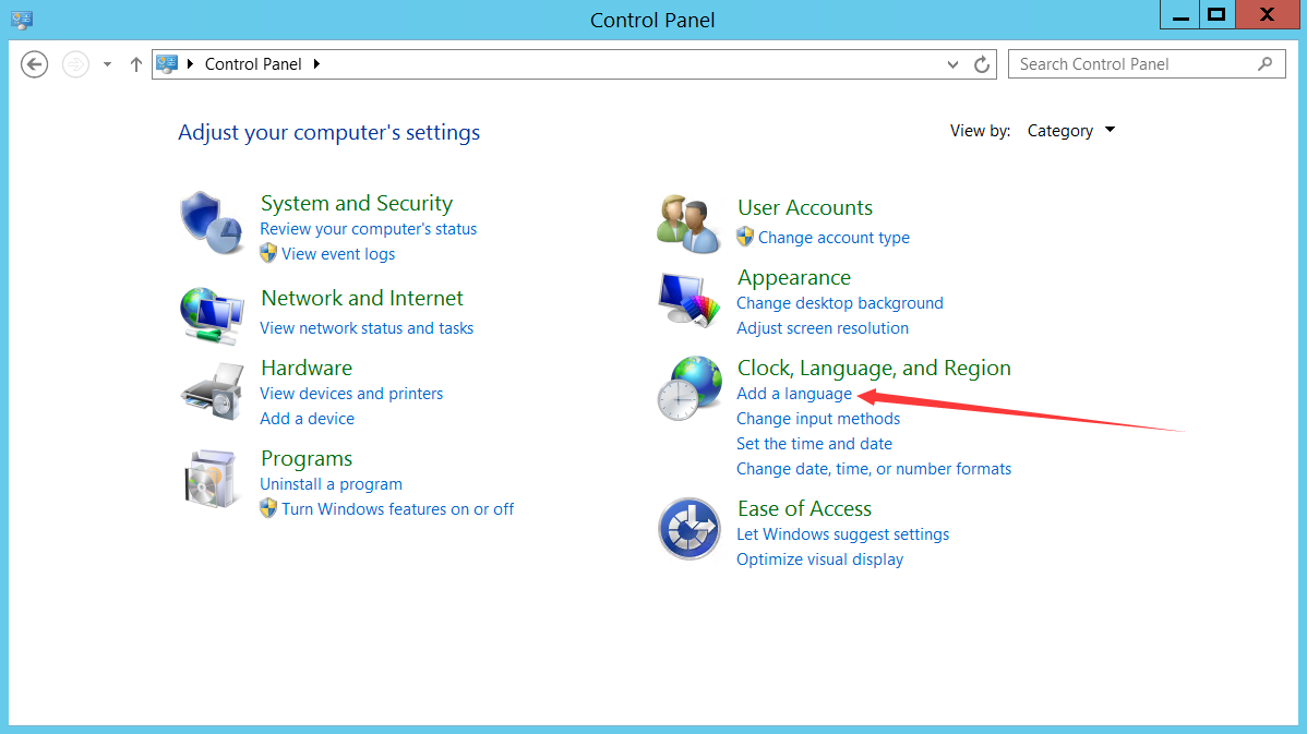 Windows Server 2012 添加中文语言包