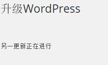 解决升级 WordPress 时提示”另一更新正在进行”-AI创新网络